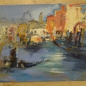 38 Eleonore Hettl "Venedig" - Öl, 60x50cm