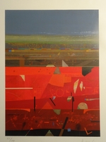 Karl Korab "Rote Landschaft"